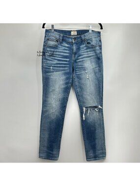 J.Crew Slim Broken-In Distressed Boyfriend Jeans Size 30